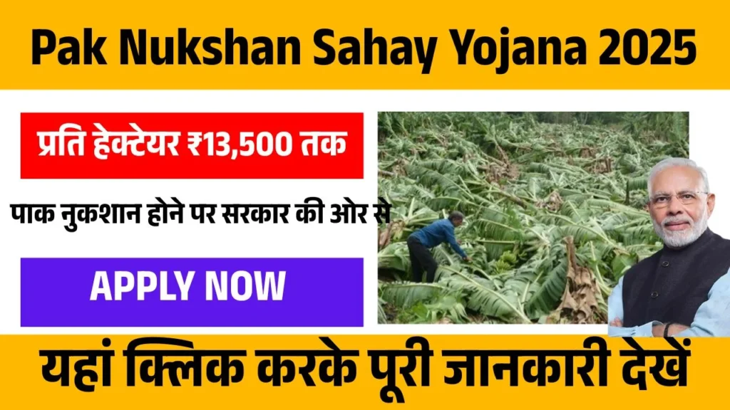 Pak Nukshan Sahay Yojana 2025